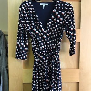 Max and Cleo Medium Faux wrap dress